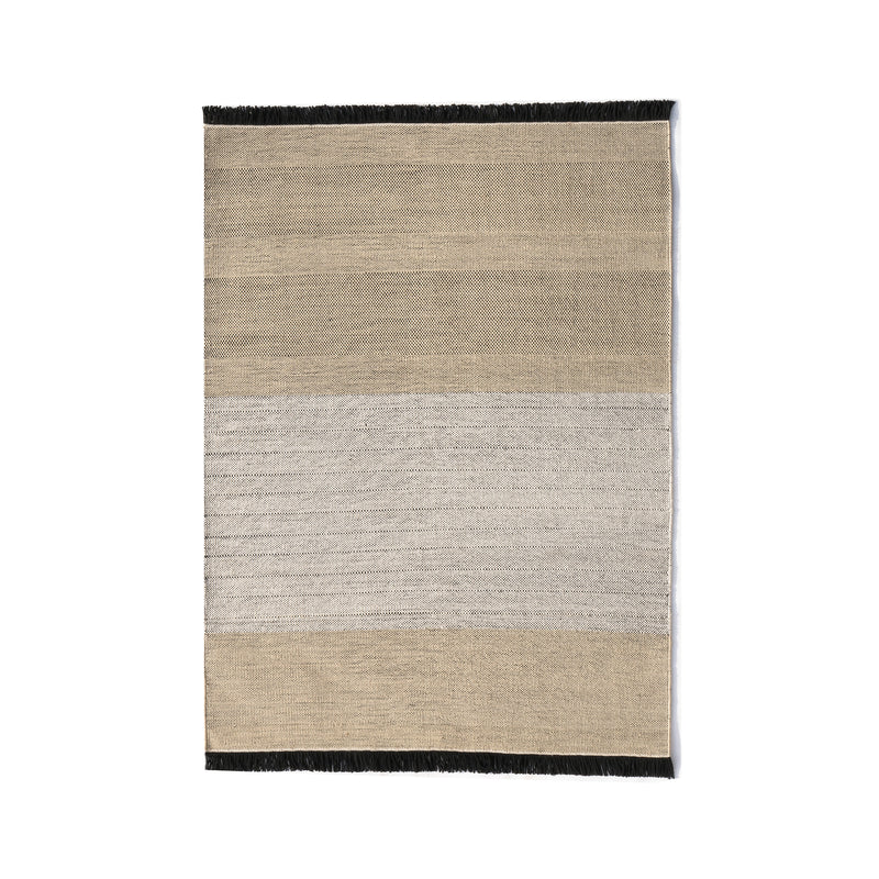 nanimarquina - Tres Outdoor-Teppich | 170 x 240 cm / natur/schwarz