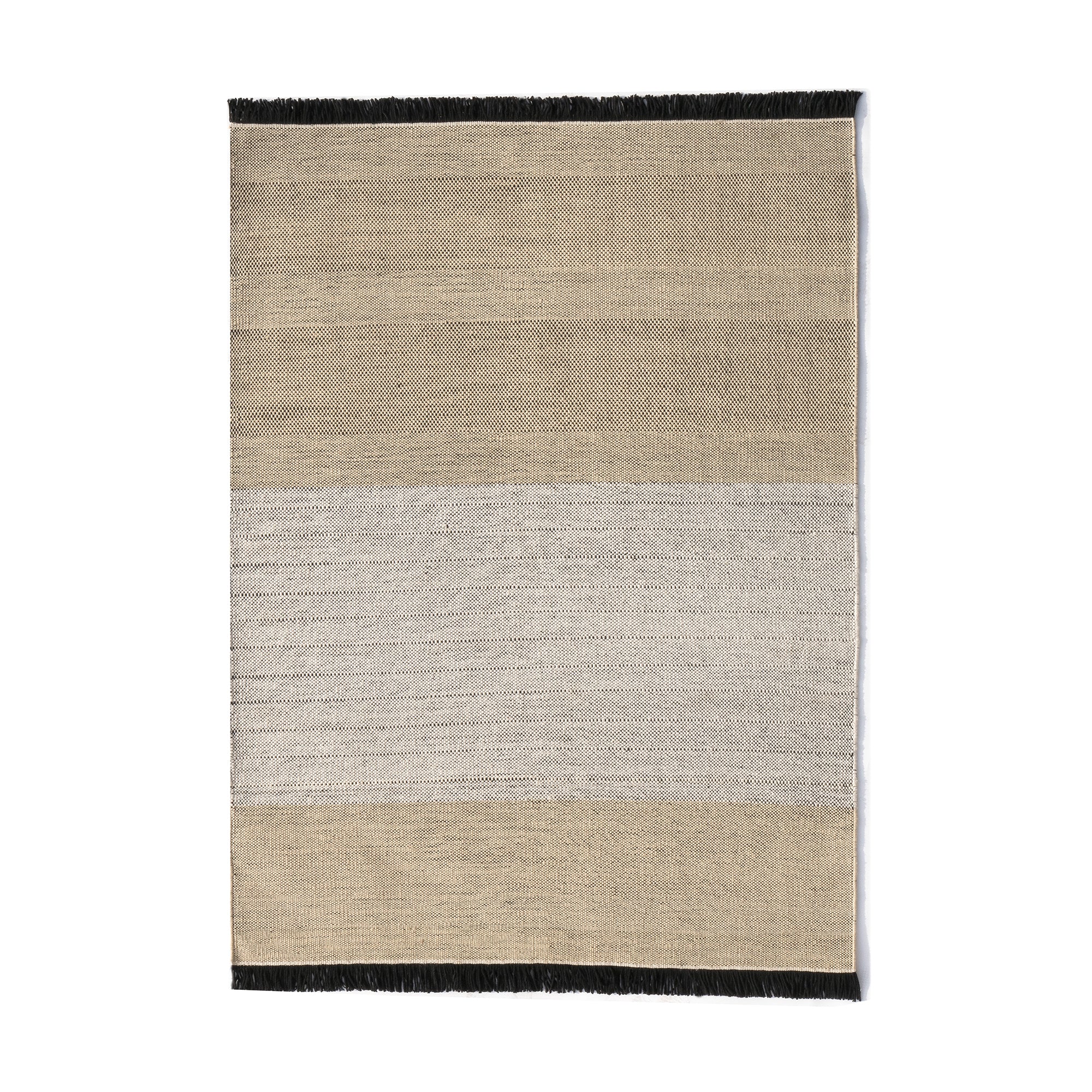nanimarquina - Tres Outdoor-Teppich | 200 x 300 cm / natur/schwarz