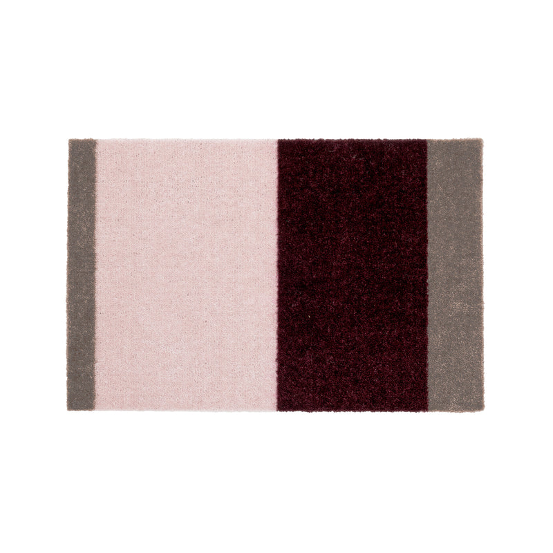tica copenhagen - Stripes Vertical Läufer | 40 x 60 cm / bordeaux/rose/sand